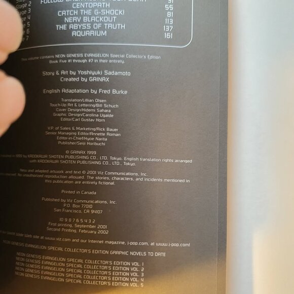 Neon Genesis Evangelion Special Collectors Edition VGC Manga Book Volume Five - Picture 7 of 7